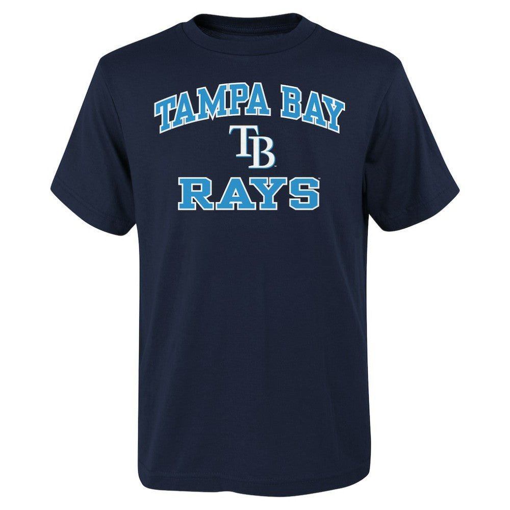 Tampa Bay Rays Youth Heart & Soul T-Shirt - Navy T-shirts