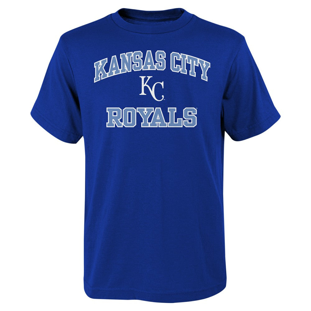 Kansas City Royals Youth Heart & Soul T-Shirt - Royal T-shirts