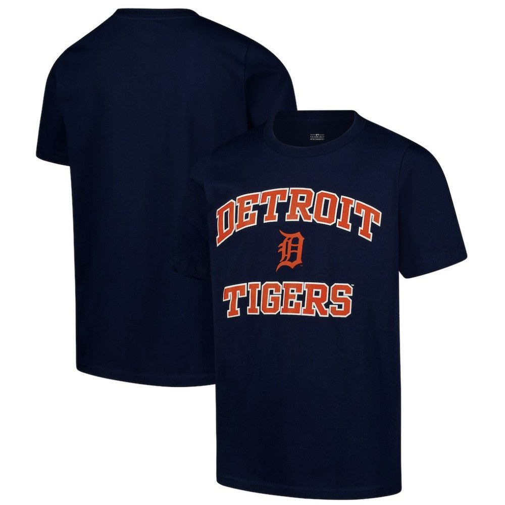 Detroit Tigers Youth Heart & Soul T-Shirt - Navy T-shirts