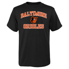 Baltimore Orioles Youth Heart & Soul T-Shirt - Black T-shirts