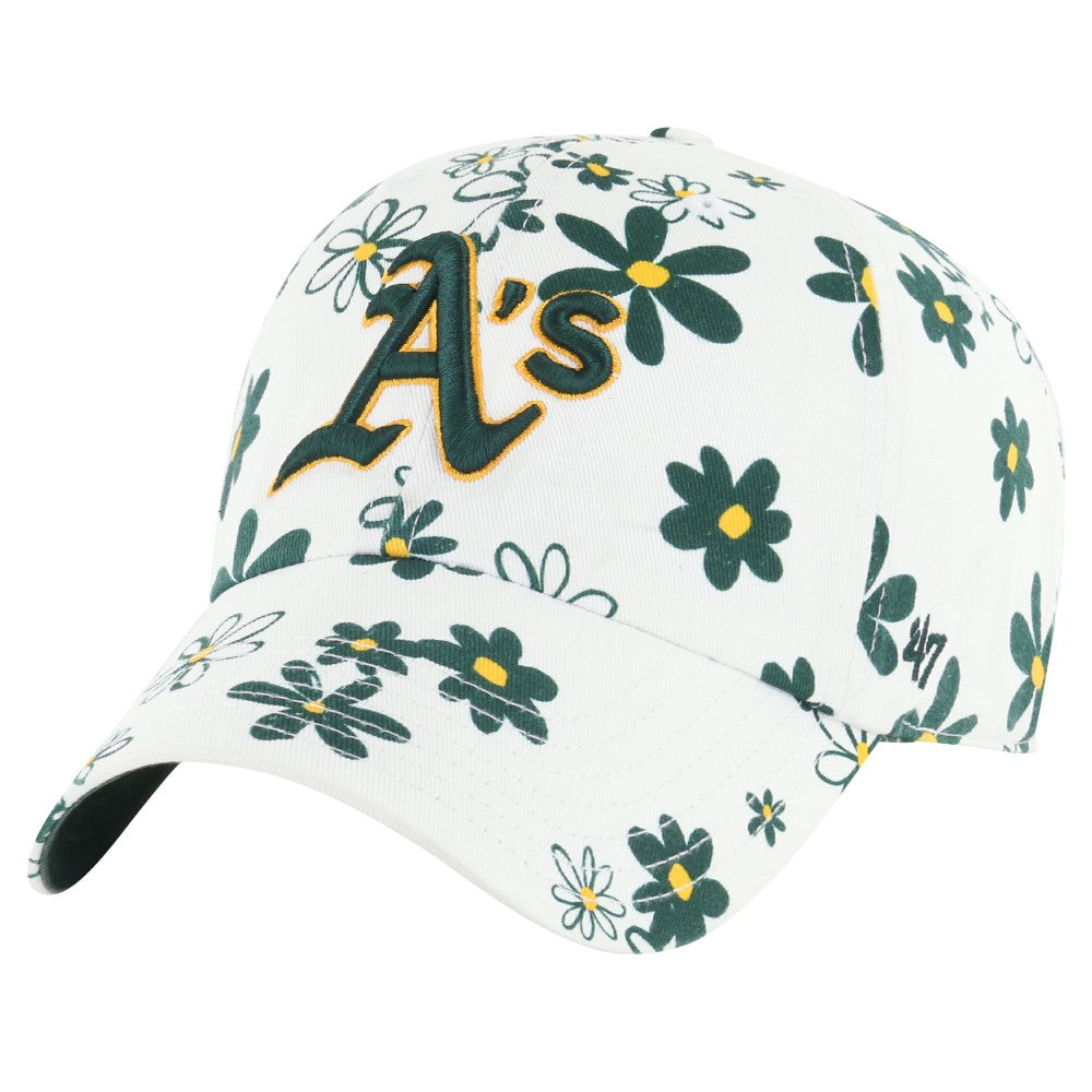 Athletics '47 Girls Youth Daisy Delight Clean Up Adjustable Hat - White Hats