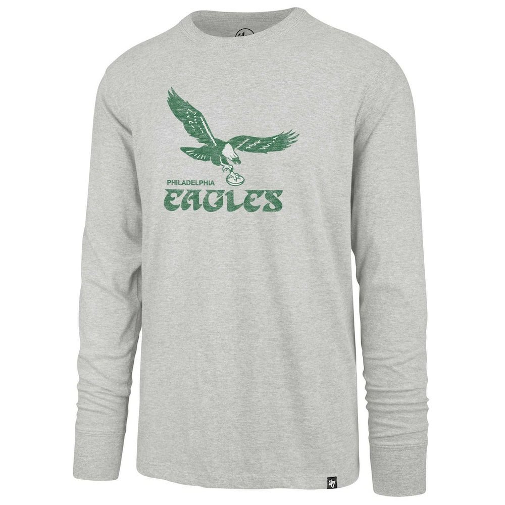 Philadelphia Eagles '47 Premier Franklin Long Sleeve T-Shirt Gray