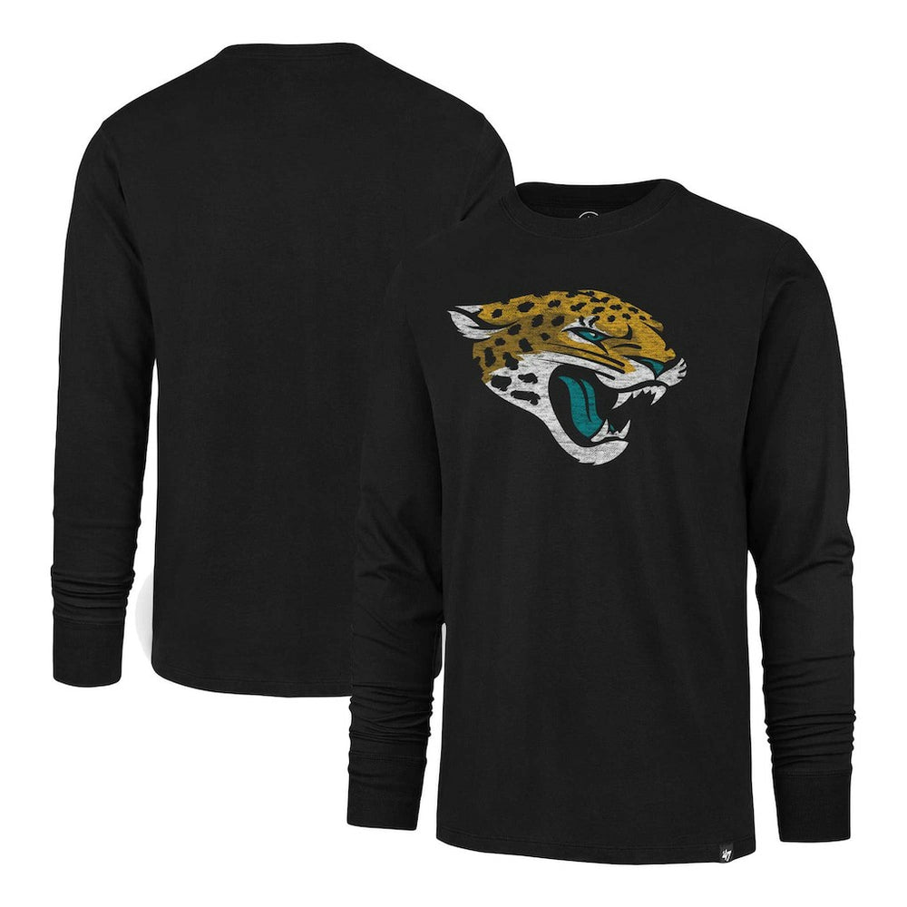 Jacksonville Jaguars '47 Premier Franklin Long Sleeve T-Shirt Black