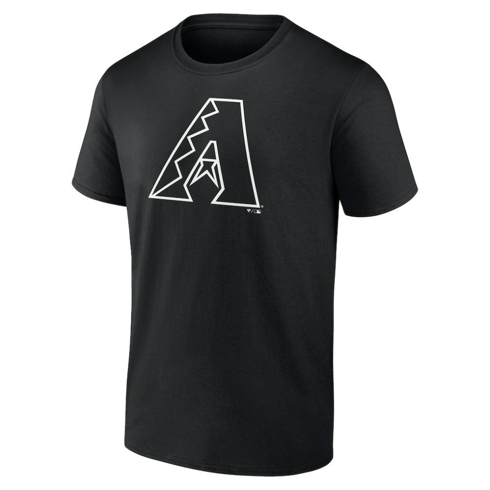 Arizona Diamondbacks Monochrome Personalized Name & Number T-Shirt - Black T-shirts
