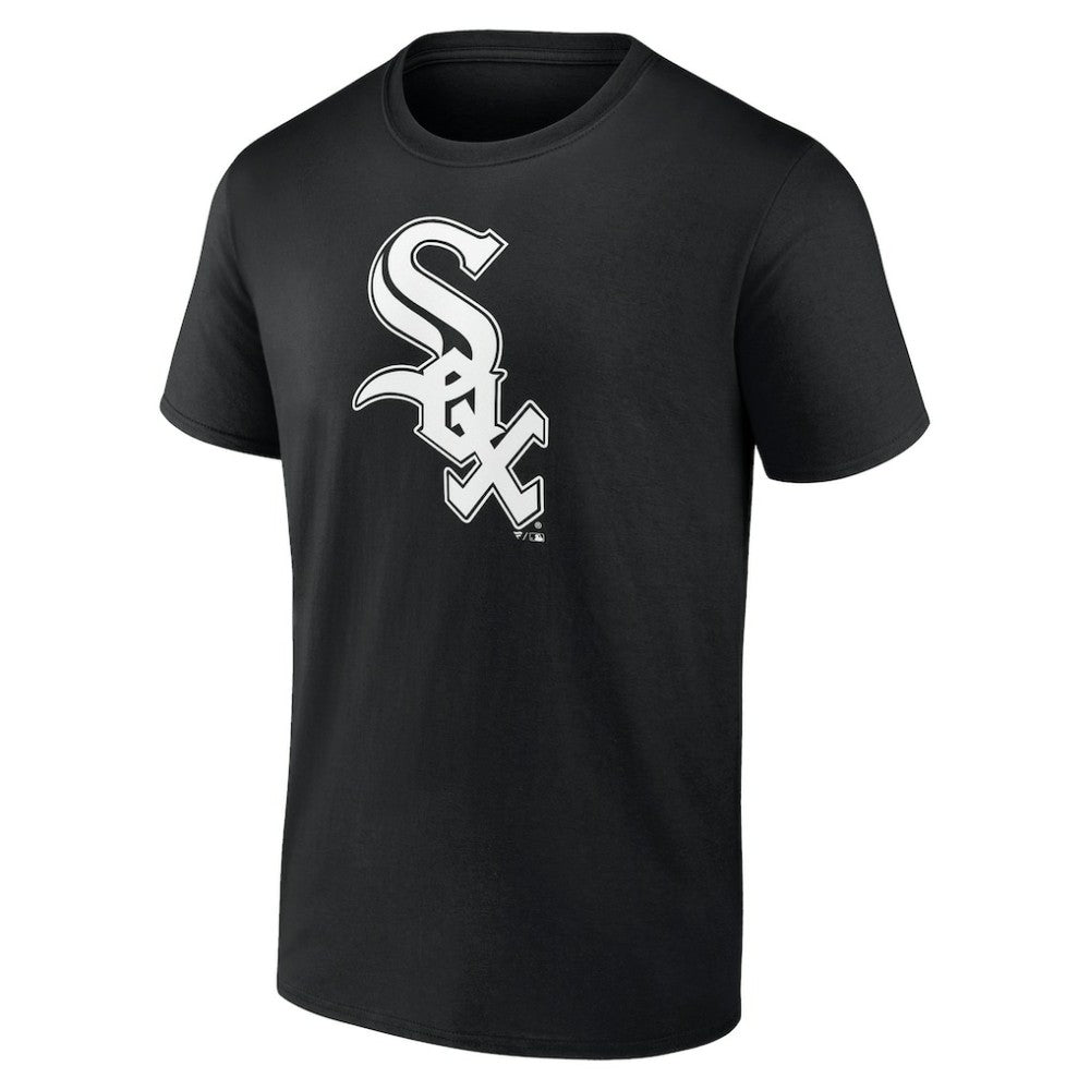 Chicago White Sox Monochrome Personalized Name & Number T-Shirt - Black T-shirts