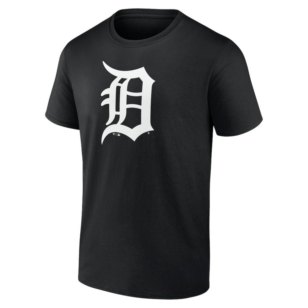 Detroit Tigers Monochrome Personalized Name & Number T-Shirt - Black T-shirts