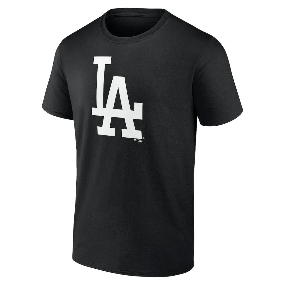 Los Angeles Dodgers Monochrome Personalized Name & Number T-Shirt - Black T-shirts