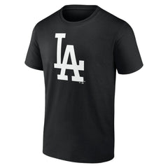 Los Angeles Dodgers Monochrome Personalized Name & Number T-Shirt - Black T-shirts