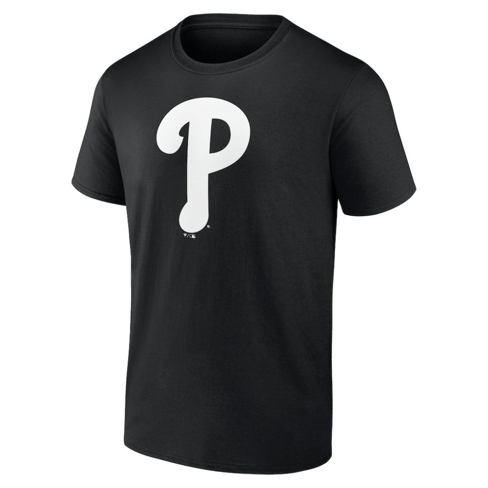 Philadelphia Phillies Monochrome Personalized Name & Number T-Shirt - Black T-shirts