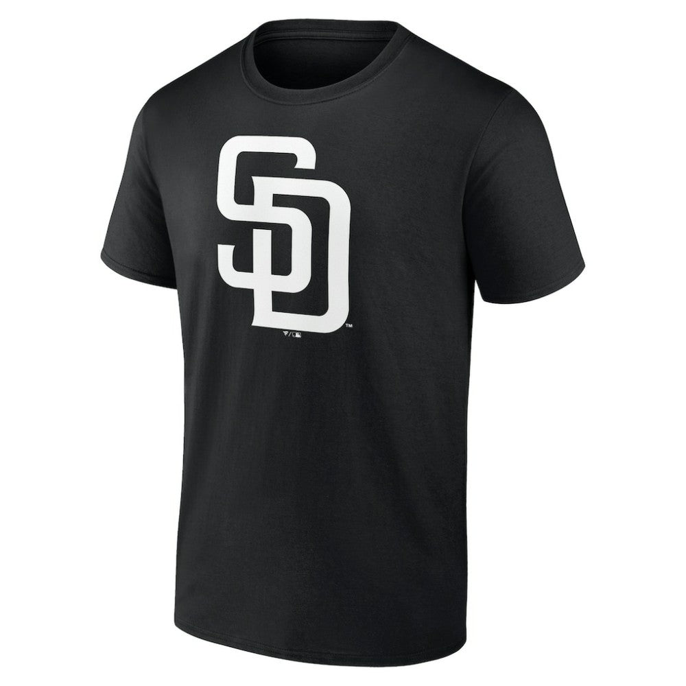 San Diego Padres Monochrome Personalized Name & Number T-Shirt - Black T-shirts