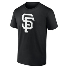 San Francisco Giants Monochrome Personalized Name & Number T-Shirt - Black T-shirts