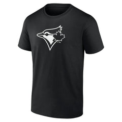 Toronto Blue Jays Monochrome Personalized Name & Number T-Shirt - Black T-shirts