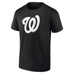Washington Nationals Monochrome Personalized Name & Number T-Shirt - Black T-shirts