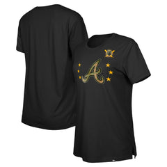 Atlanta Braves New Era Women's Armed Forces Day T-Shirt - Black T-shirts