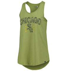 Chicago White Sox New Era Women's Armed Forces Day Tank Top - Olive Tanks