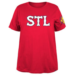 St. Louis Cardinals New Era Women's 2024 City Connect Plus Size T-Shirt - Red T-shirts