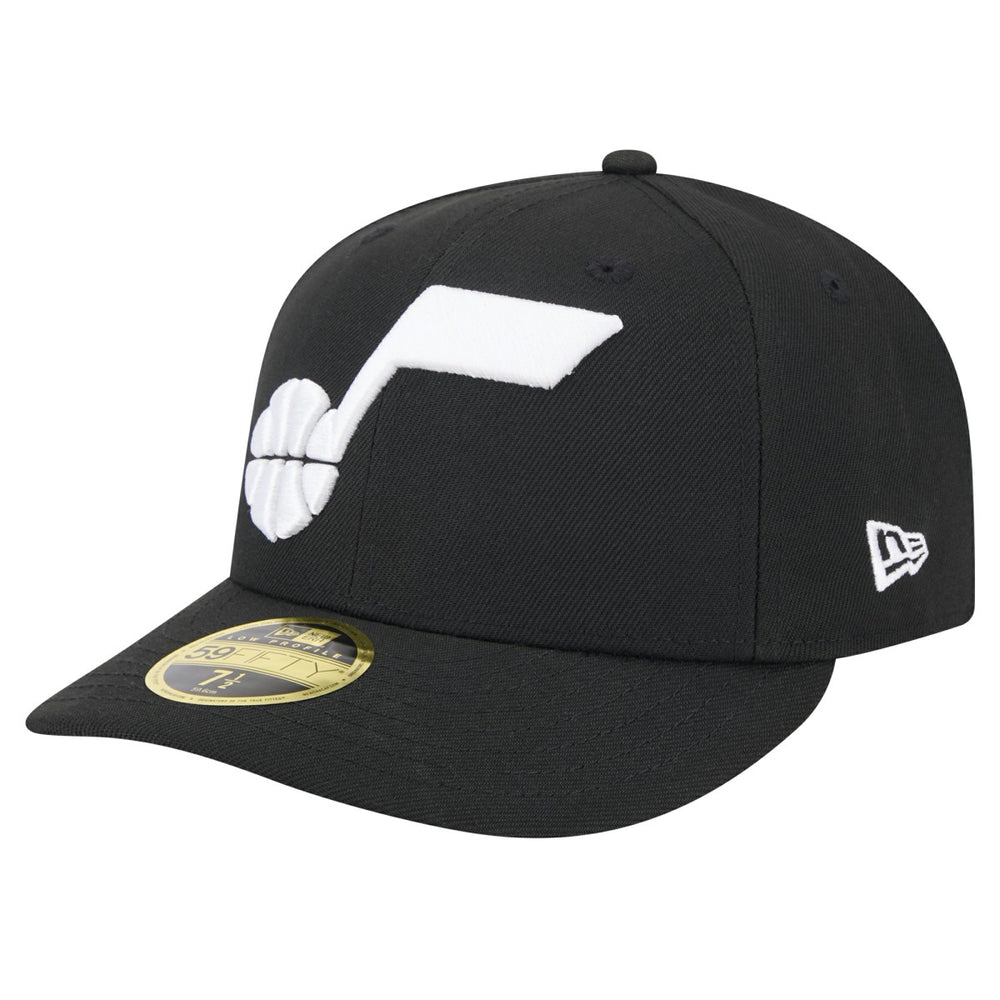 Utah Jazz Low Profile Core 59FIFTY Fitted Hat Black