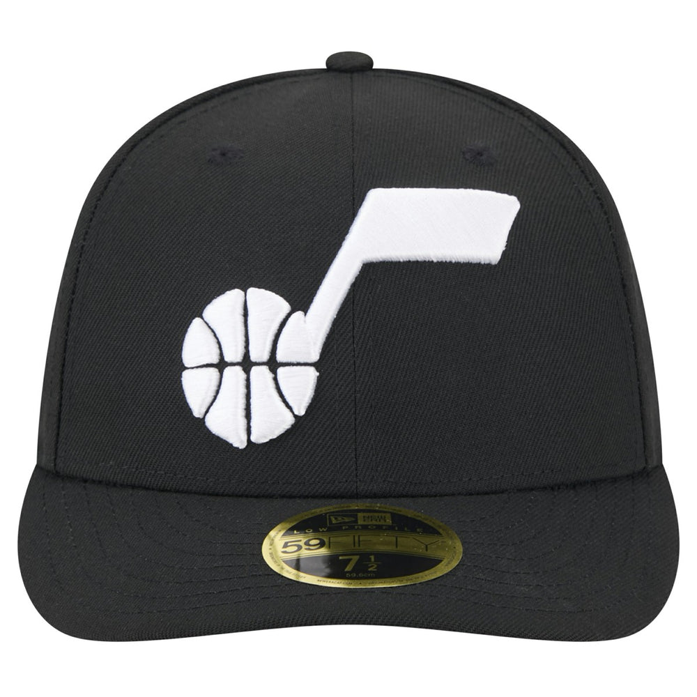 Utah Jazz Low Profile Core 59FIFTY Fitted Hat Black