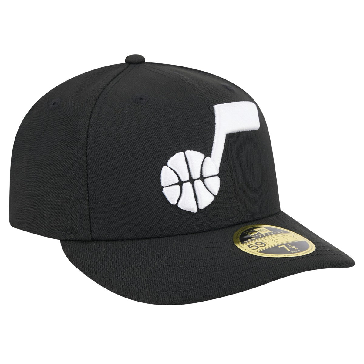 Utah Jazz Low Profile Core 59FIFTY Fitted Hat Black