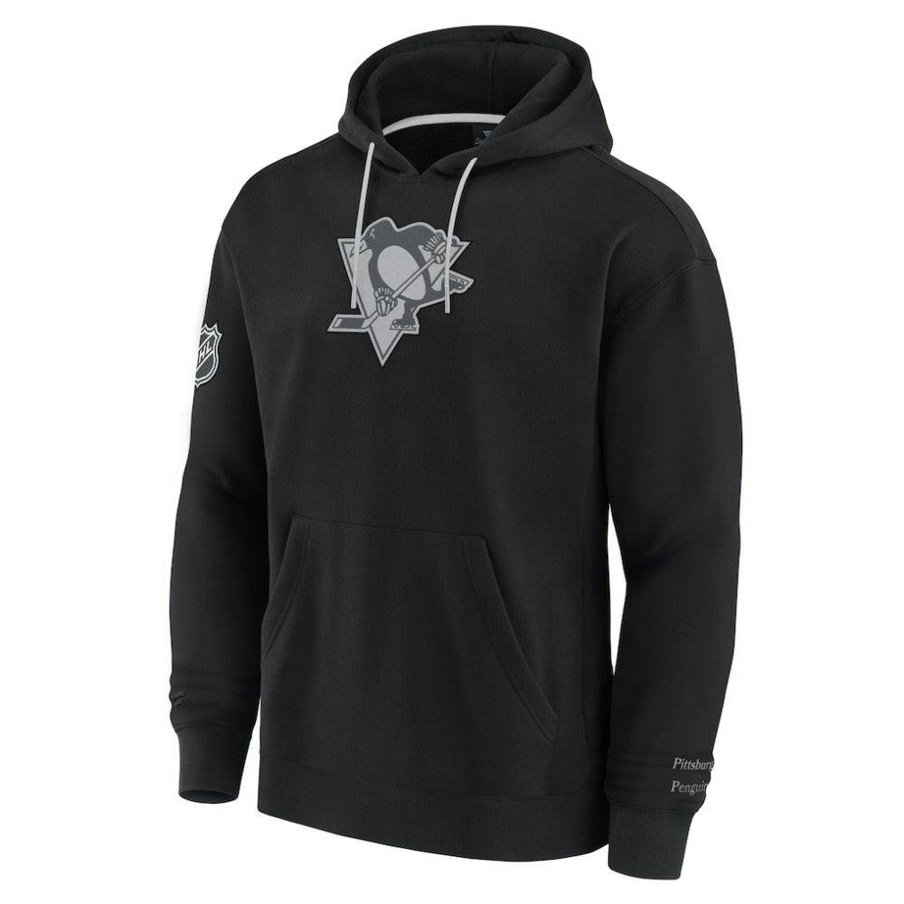 NHL Pittsburgh Penguins Fanatics Elements Pace Pullover Hoodie - Black