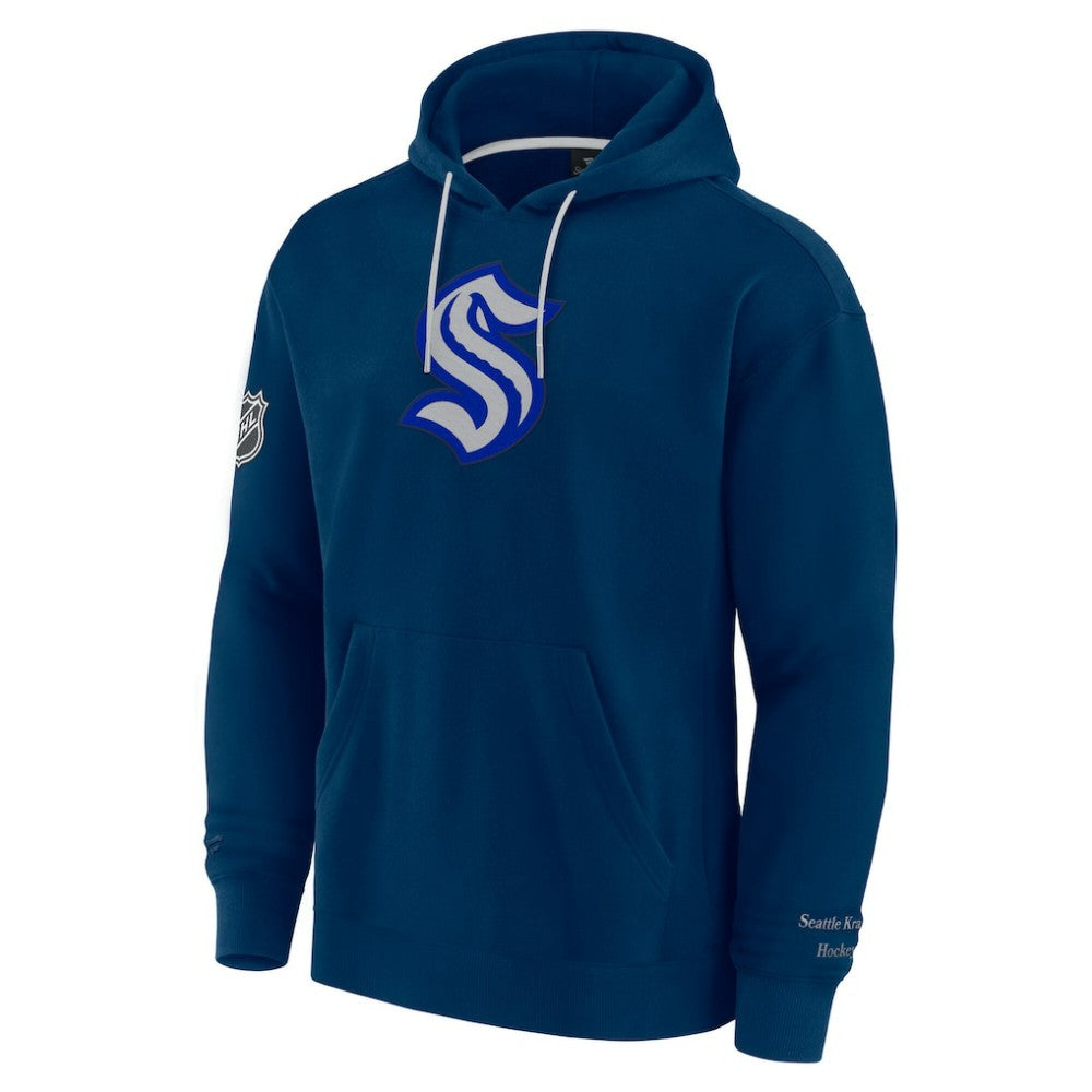 NHL Seattle Kraken Fanatics Elements Pace Pullover Hoodie - Deep Sea Blue