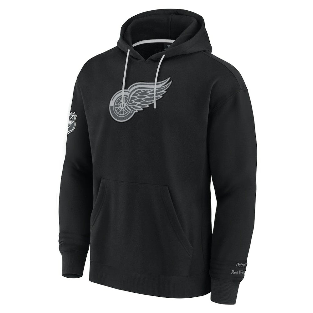 NHL Detroit Red Wings Fanatics Elements Pace Pullover Hoodie - Black
