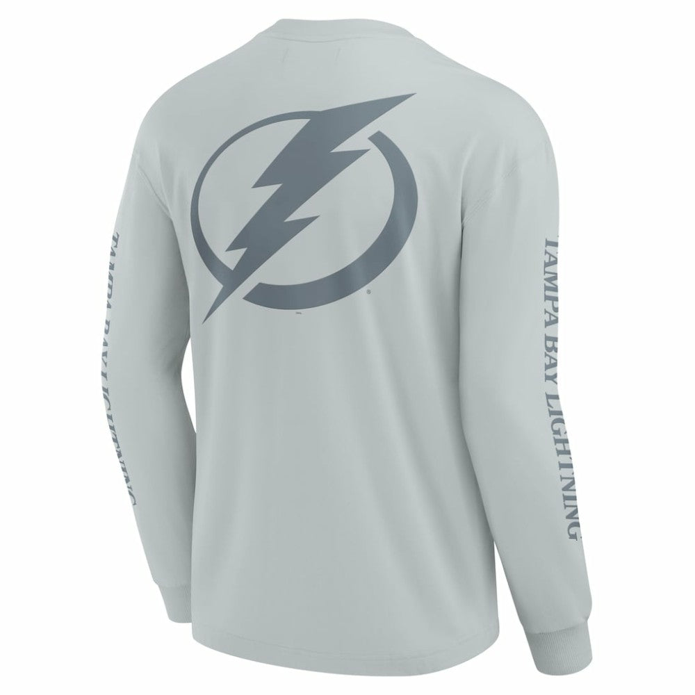 NHL Tampa Bay Lightning Fanatics Elements Strive Long Sleeve T-Shirt - Gray