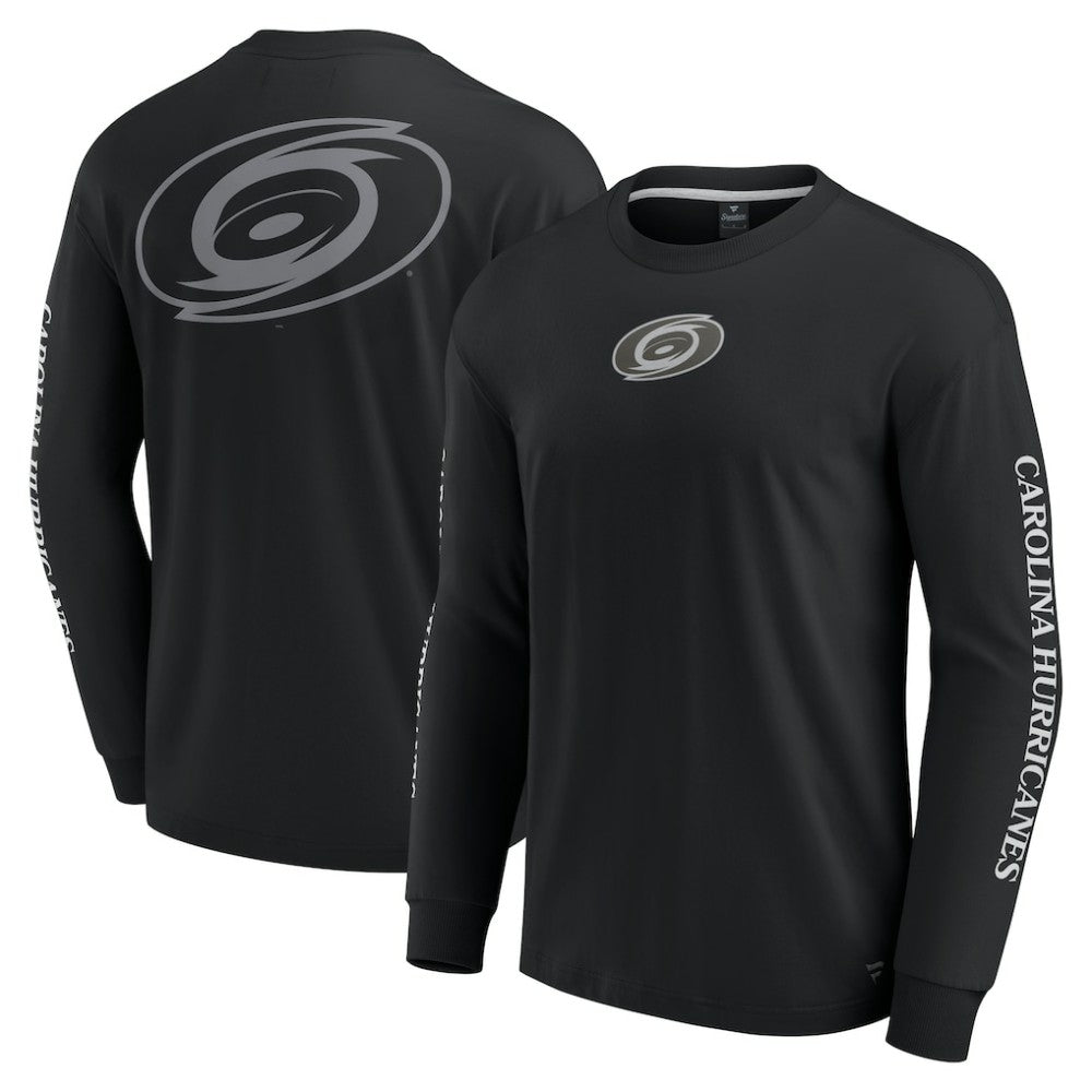 NHL Carolina Hurricanes Fanatics Elements Strive Long Sleeve T-Shirt - Black