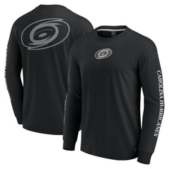 NHL Carolina Hurricanes Fanatics Elements Strive Long Sleeve T-Shirt - Black