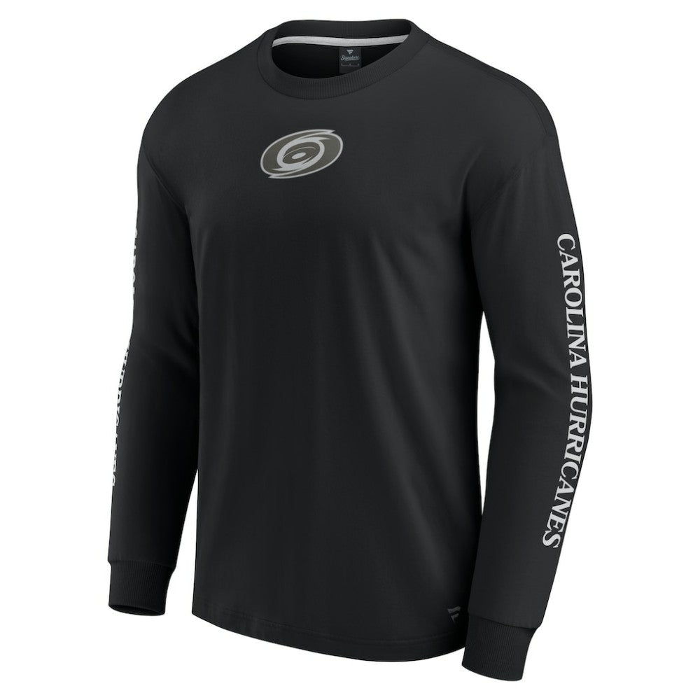 NHL Carolina Hurricanes Fanatics Elements Strive Long Sleeve T-Shirt - Black