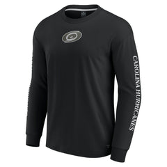 NHL Carolina Hurricanes Fanatics Elements Strive Long Sleeve T-Shirt - Black