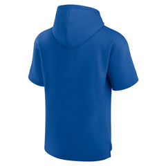NHL New York Rangers Fanatics Elements Ready Short Sleeve Pullover Hoodie - Blue