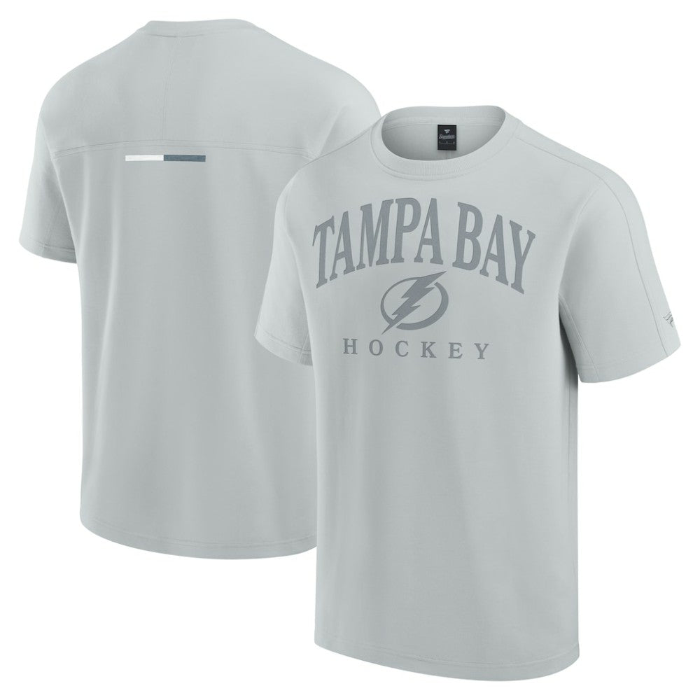 NHL Tampa Bay Lightning Fanatics Elements Flex Tri-Blend T-Shirt - Gray