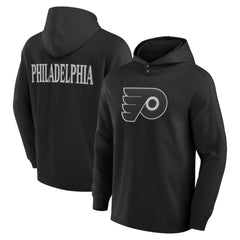 NHL Philadelphia Flyers Fanatics Elements Blaze Tri-Blend Long Sleeve Hoodie T-Shirt - Black