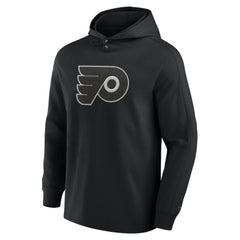 NHL Philadelphia Flyers Fanatics Elements Blaze Tri-Blend Long Sleeve Hoodie T-Shirt - Black