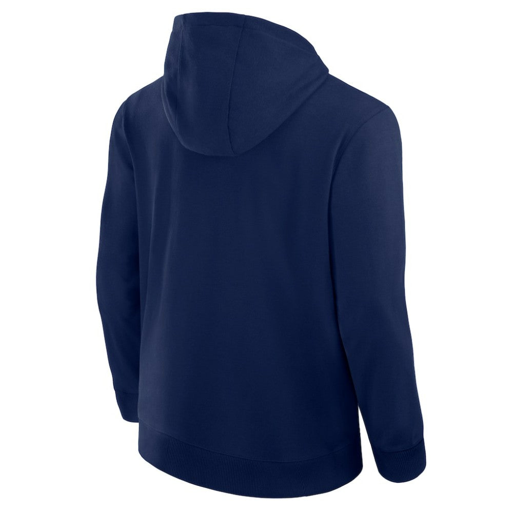 NHL Seattle Kraken Fanatics Elements Tonal Primary Tri-Blend Full-Zip Hoodie - Navy