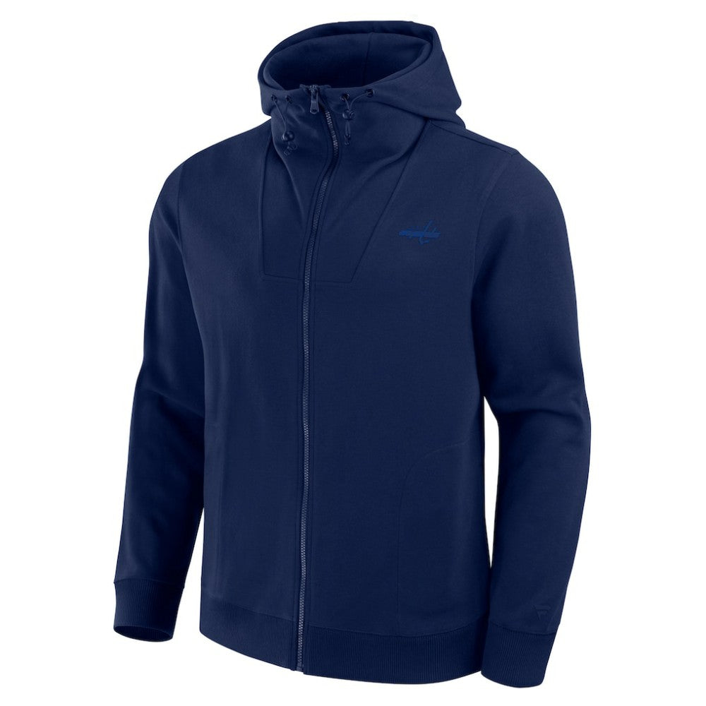 NHL Washington Capitals Fanatics Elements Tonal Primary Tri-Blend Full-Zip Hoodie - Navy