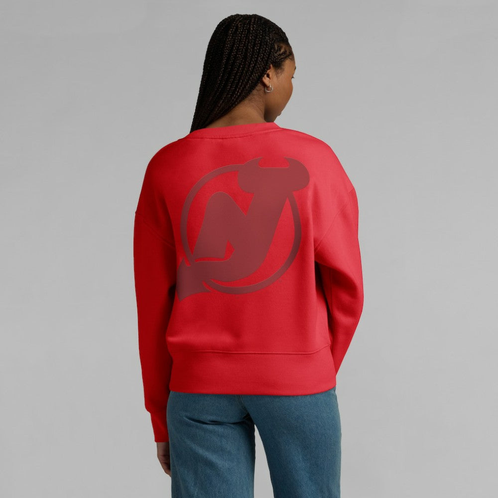 NHL New Jersey Devils Fanatics Women's Elements Flow Pullover Sweatshirt - Red