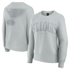 NHL St. Louis Blues Fanatics Women's Elements Flow Pullover Sweatshirt - Gray