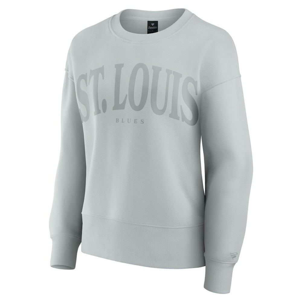 NHL St. Louis Blues Fanatics Women's Elements Flow Pullover Sweatshirt - Gray