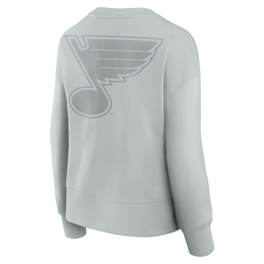NHL St. Louis Blues Fanatics Women's Elements Flow Pullover Sweatshirt - Gray