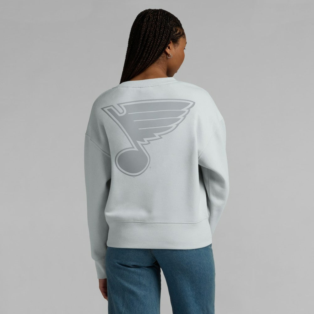 NHL St. Louis Blues Fanatics Women's Elements Flow Pullover Sweatshirt - Gray