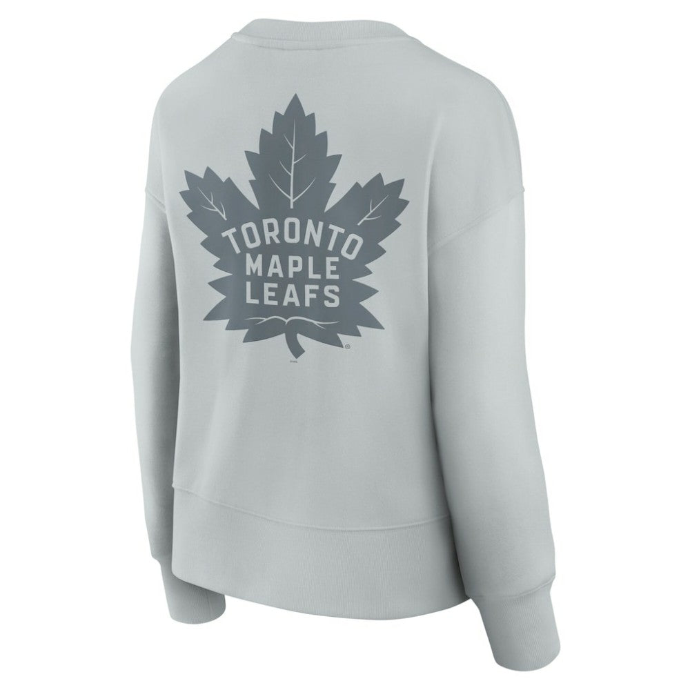 NHL Toronto Maple Leafs Fanatics Women's Elements Flow Pullover Sweatshirt - Gray
