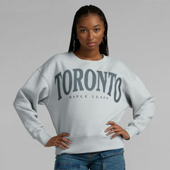 NHL Toronto Maple Leafs Fanatics Women's Elements Flow Pullover Sweatshirt - Gray