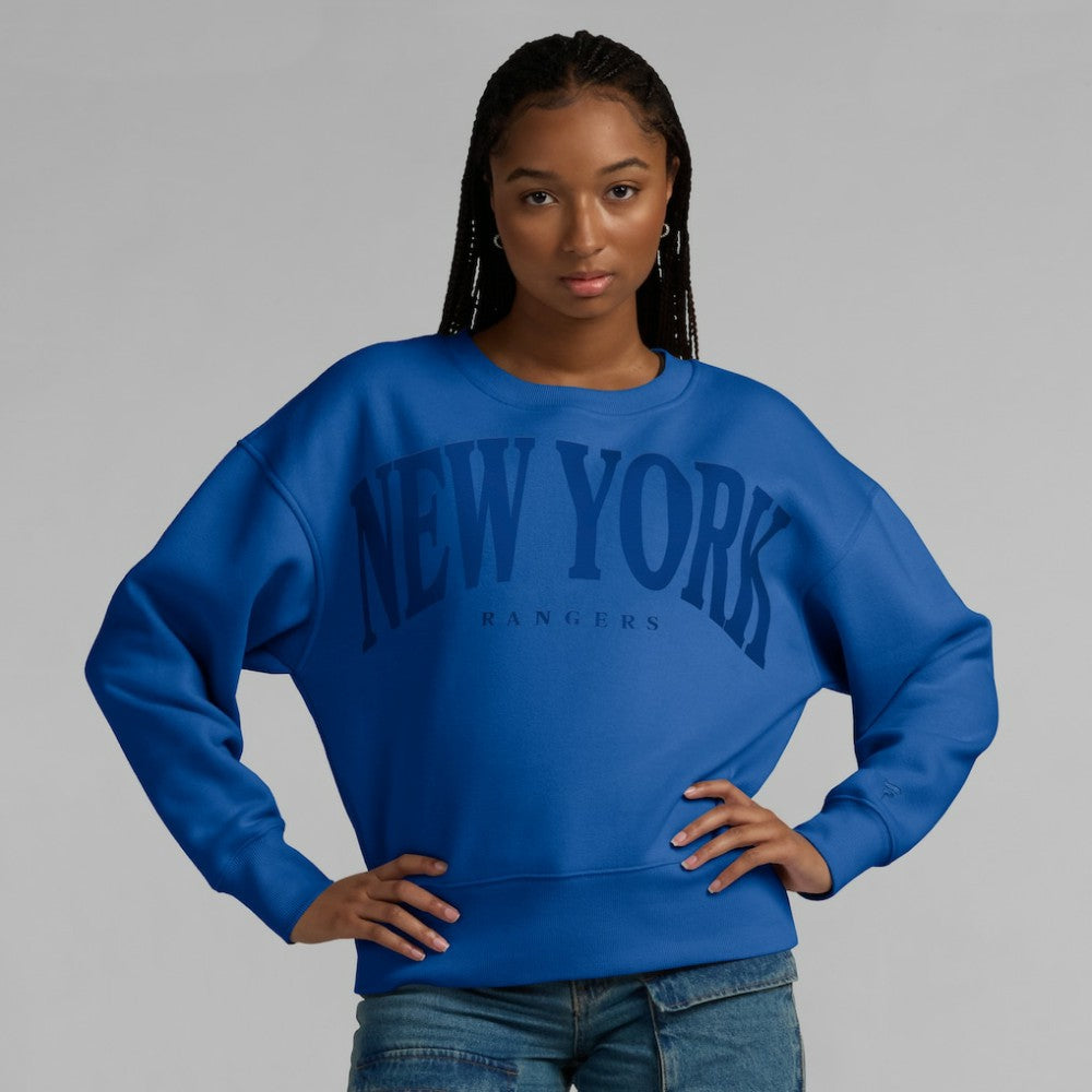 NHL New York Rangers Fanatics Women's Elements Flow Pullover Sweatshirt - Royal