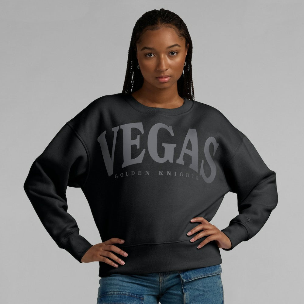 NHL Vegas Golden Knights Fanatics Women's Elements Flow Pullover Sweatshirt - Black