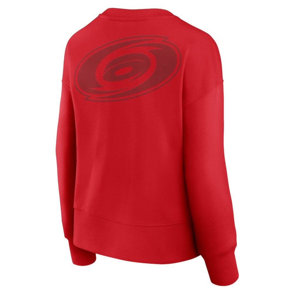NHL Carolina Hurricanes Fanatics Women's Elements Flow Pullover Sweatshirt - Red