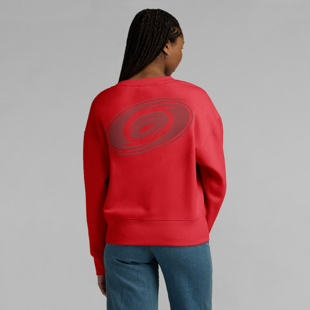 NHL Carolina Hurricanes Fanatics Women's Elements Flow Pullover Sweatshirt - Red