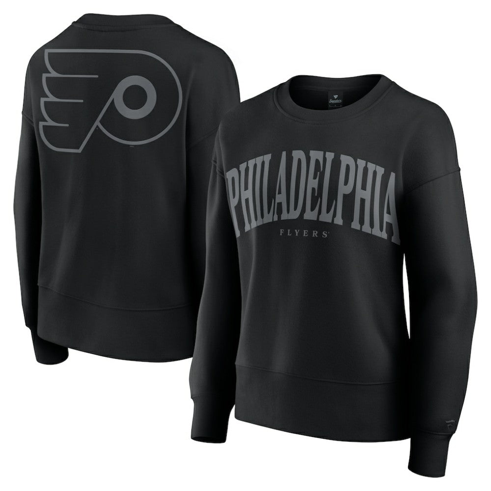 NHL Philadelphia Flyers Fanatics Women's Elements Flow Pullover Sweatshirt - Black