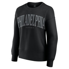 NHL Philadelphia Flyers Fanatics Women's Elements Flow Pullover Sweatshirt - Black